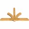 Ekena Millwork Redmond Rough Sawn Timber Gable Bracket, Western Red Cedar, 60"W x 38"H x 4"D x 4"F, 15/12 Pitch GBW060X38X0404RED00RWR - alternate 5